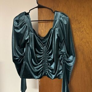 express velvet top. loved this for going out. so cute and trendy